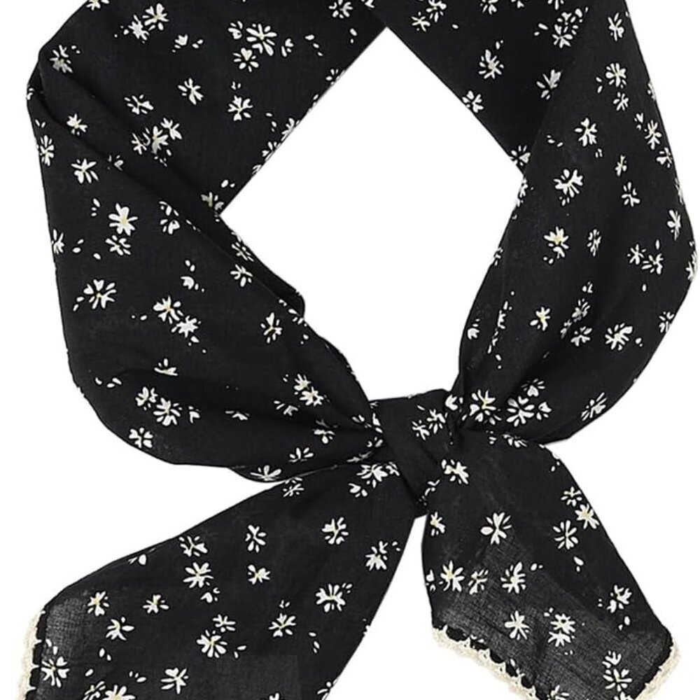 Cotton Bandana Head Wrap 28x28 Inch Multi-Use Accessory for Women & Pets
